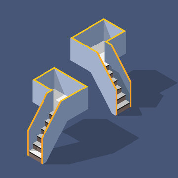 isometric Stairs to nowhere 