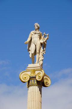 Statue of Apollo,Academy of Athens,Greece