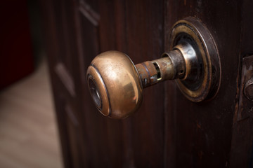 Obraz premium broken door knob