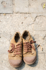 Old Thai student shoes