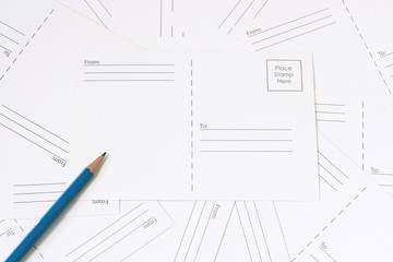 Blank postcards
