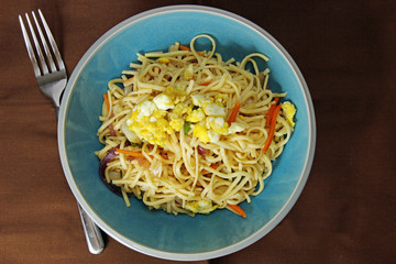 Chow mein with vegetables