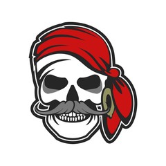 sea pirate emblem