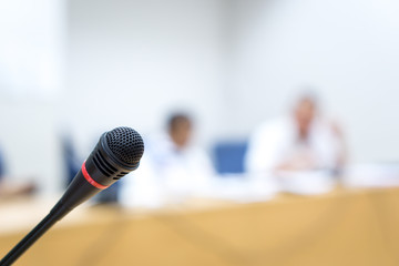 A conference microphone
