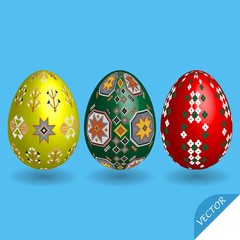 Easter eggs set