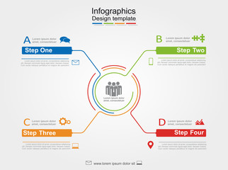 Infographic design template. Vector illustration.