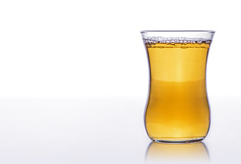 Green tea in a glass