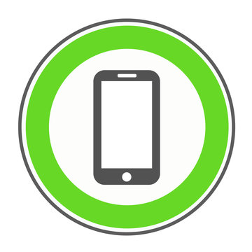 Erlaubnisschild Smartphone