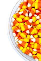 halloweed candies in a bowl