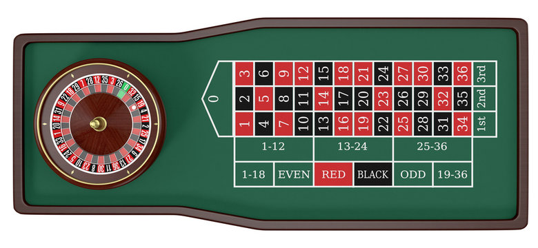 gambling, roulette game