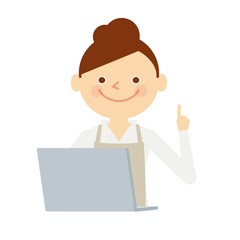 女性　パソコン　解決