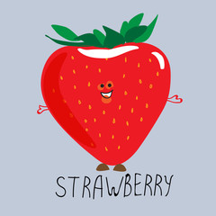 Delicious ripe strawberries