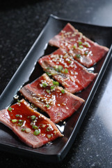 BBQ Fresh Beef pork slices BBQ Dinner Set