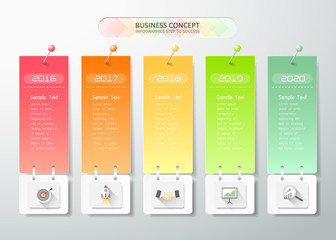 Design timeline infographic template  for business concept.