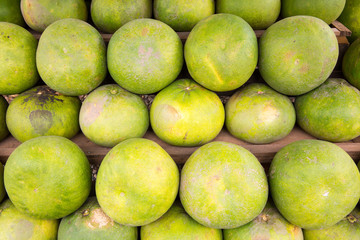 Fresh pomelo fruits