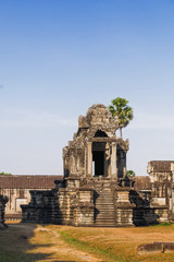 Fototapeta premium Building in Angkor Wat, a temple complex in Cambodia