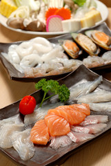 seafood japanese hot pot