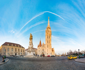 Buda temple church of Matthias. Budapest Castle District.
