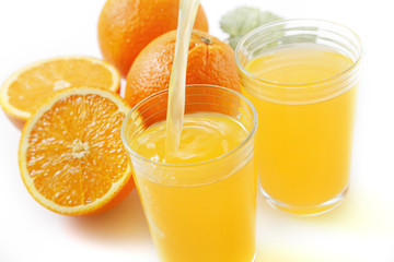 オレンジジュース　Orange juice - obrazy, fototapety, plakaty