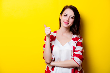 portrait of the young woman