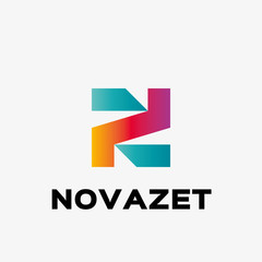 Abstract letter N logo. Abstract business logo design template. Logo template editable for your business.