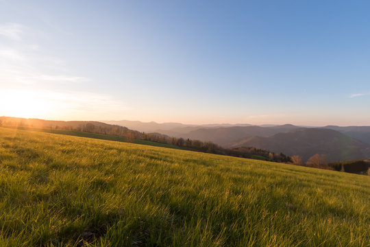 Sonnenuntergang im Schwarzwald