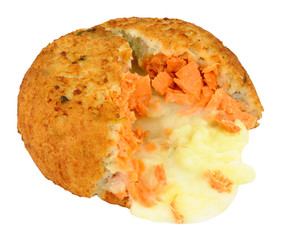 Salmon And Cheese Filled Fish Cake