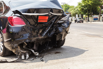 Car crash accident