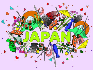 Japan vector illustration