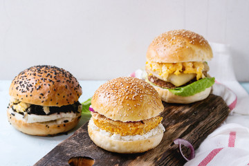 Homemade veggie burger