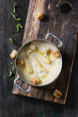 White asparagus soup