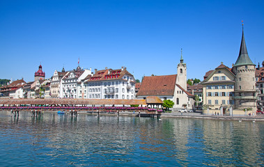 Fototapeta na wymiar Luzern in summer