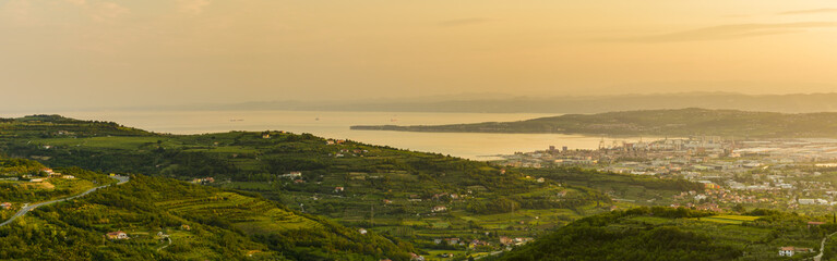 Panorama area of Koper, Slovenia