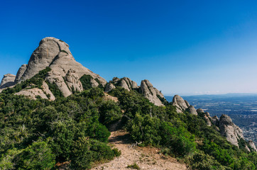 Fototapeta na wymiar Mountain of Montserrat, Catalonia, Spain