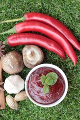 Korean red pepper gochujang for cooking.