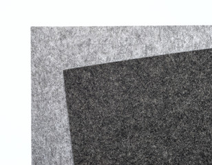 gray felt pieces on a white background. - 108871005