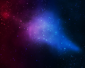 Fototapeta na wymiar abstract bright fuzzy galaxy