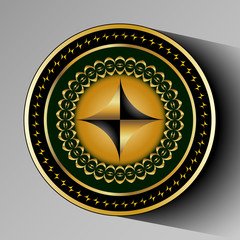 Abstract round figure 