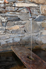 Very fresh water from mountain river