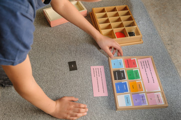 Montessori part of a speech symbol