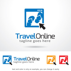 Travel Online Logo Template Design Vector
