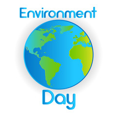 World Environment Day Earth Planet Globe Logo