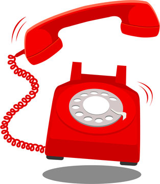 Ringing Red Telephone
