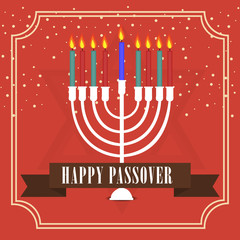 Passover greeting card.