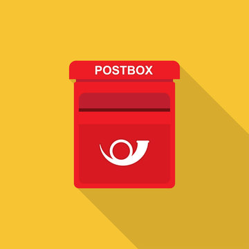 postbox Flat design.