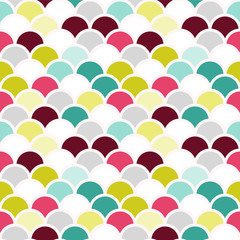 colorful retro waves seamless background