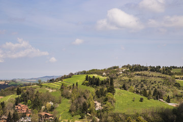 vista scorcio italia pesaro urbino campagna