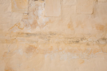 Cement light orange wall background for designer
