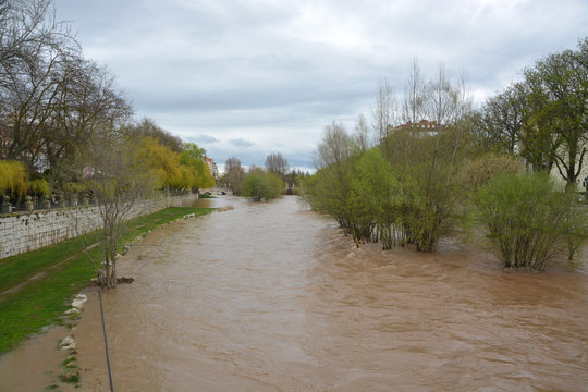 crecida del río Arlanzón
