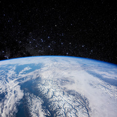 Plakat Planet Earth from space. Elements of this image furnished by NASA